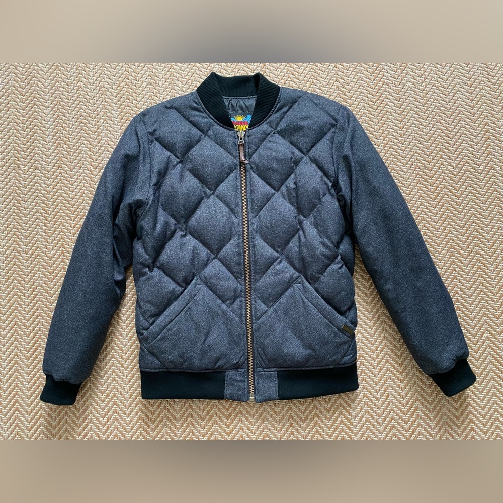 Eddie Bauer Men's 1936 Skyliner Model Down Jacket Dk Charcoal Htr Size Medium